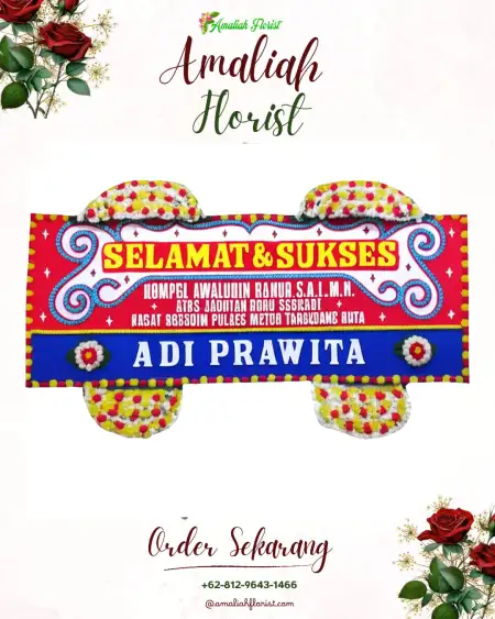 Papan Bunga Ucapan Selamat Karangdowo